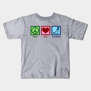 Peace Love Prosthetics Kids T-Shirt